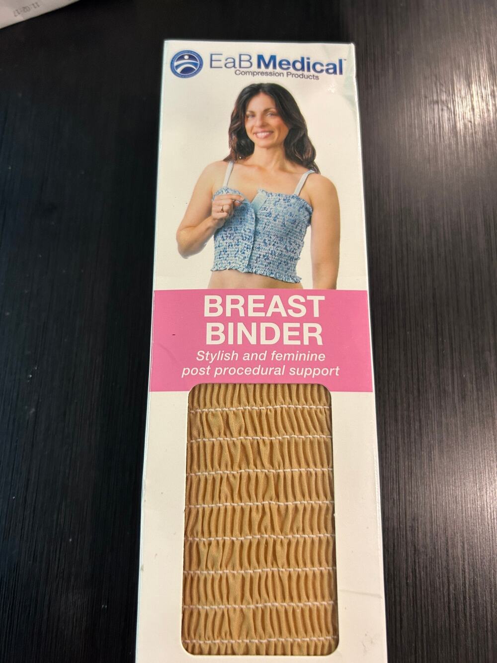 EaB Expand-A-Band Breast Binder Post Surgical Compression Medium M NEW SEALED